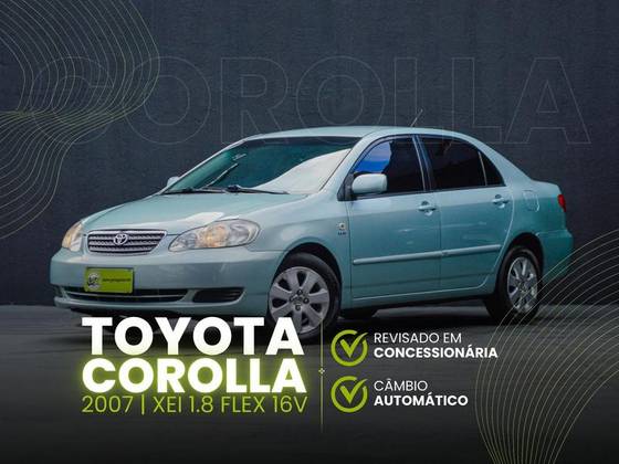 TOYOTA COROLLA 1.8 XEI 16V FLEX 4P AUTOMÁTICO TOYOTA COROLLA 1.8 XEI 16V FLEX 4P AUTOMÁTICO